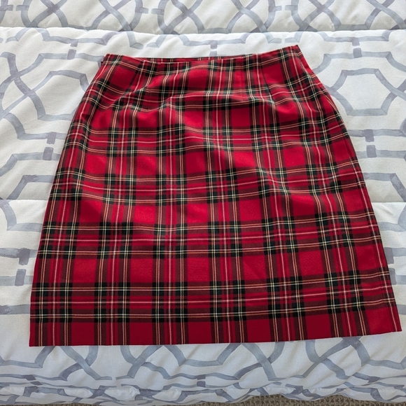 Talbots Plaid Skirt Size 2 - Picture 2 of 5